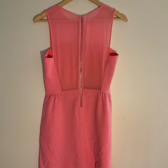 Sandro shift dress, sheer top, sheer back to waist - Picture 3 of 12